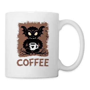 Niedliche Voodoo-Puppe Kaffee-Liebhaber - Tasse - Weiß - Rechts