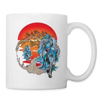 Mystical Wild Horses Horse Horses Nature Rider - Mug - white - Right