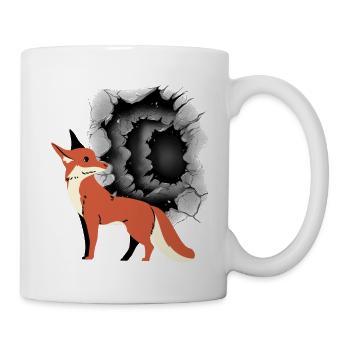 Fairy tale fox foxes vixen fairy tale character children - Mug - white - Right