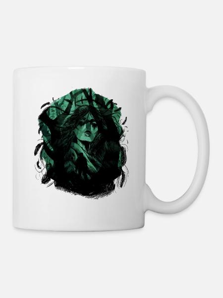 Natur Wald Schamane Schamanen Naturliebhaber - Tasse - Weiß