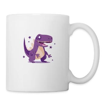 Dinos Dinosaure Dragon Dragon Enfant Enfants - Mug blanc - blanc - Droite