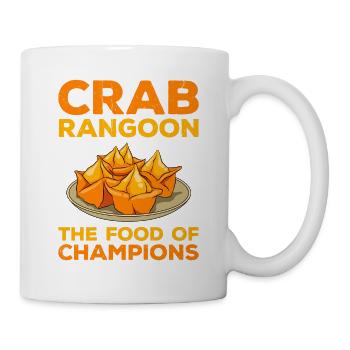 Crab Rangoon Asia Food - Tasse - Weiß - Rechts