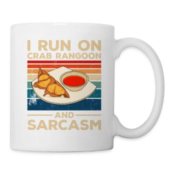 Crab Rangoon Asia Food - Tasse - Weiß - Rechts