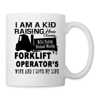 Forklift Operator Wife - Mug - white - Right
