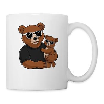 Papa Bear - Tasse - Weiß - Rechts