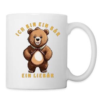JE SUIS UN OURS, UN CHÉRI - Mug blanc - blanc - Droite