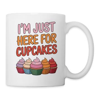Cupcake Saying Cupcakes Funny Cupcake Gift - Mug - white - Right