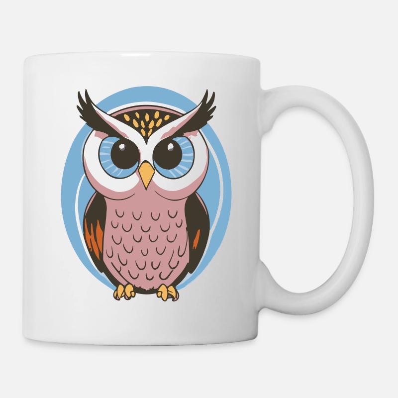 CUTE OWL - Mug - white