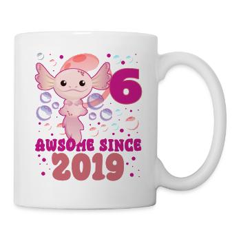Sixth birthday - Mug - white - Right