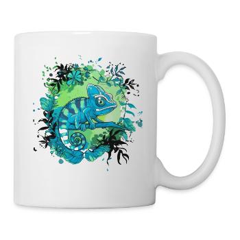 Chameleonaire A Rich Lizard für - Tasse - Weiß - Rechts