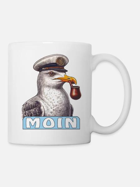 MÖVE MOIN - Tasse - Weiß