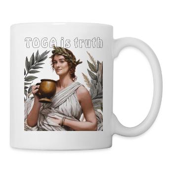 Frau TOGA is truth - Tasse - Weiß - Rechts