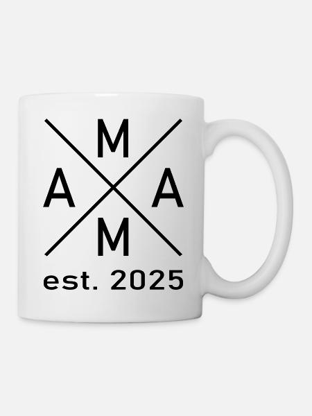 Mama 2025 - Tasse - Weiß