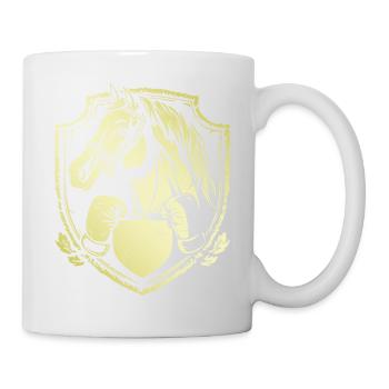 Pferd Boxer - Tasse - Weiß - Rechts