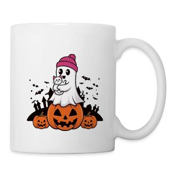 Halloween Cat Forget Candy Give Me A Cat - Mug - white - Right