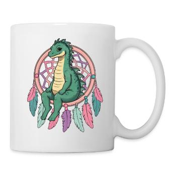 Dream Catcher Loch Ness Monster - Mug - white - Right