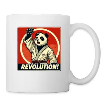 Martial Arts Karate Revolution Panda - Mug - white - Right