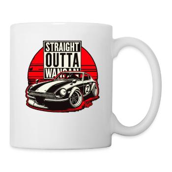 Tout droit venu de Wangan : Z Teufel Auto JDM Racing Car - Mug blanc - blanc - Droite