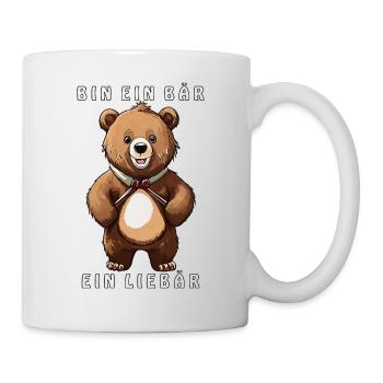 JE SUIS UN OURS, UN CHÉRI - Mug blanc - blanc - Droite