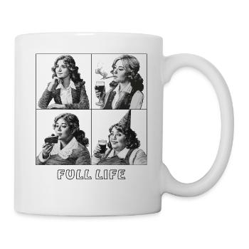 FULL LIFE - Tasse - Weiß - Rechts
