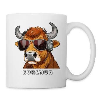 KUH MIT SONNENBRILLE KUHLMUH - Tasse - Weiß - Rechts