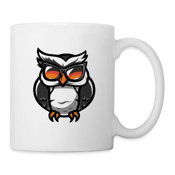 Owl Comic Cool - Mug - white - Right