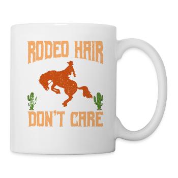 Rodeo Outfit Bullen Reiten - Tasse - Weiß - Rechts