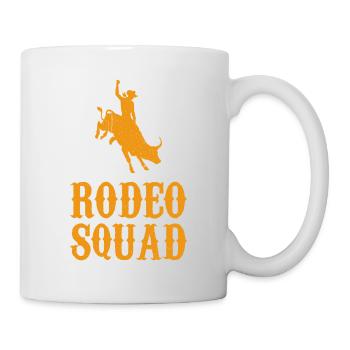 Rodeo Outfit Bullen Reiten - Tasse - Weiß - Rechts
