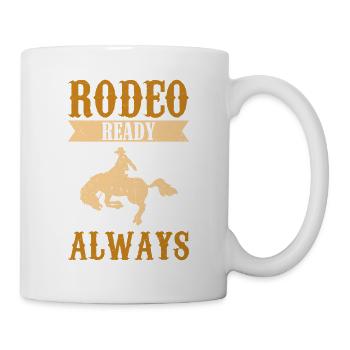 Rodeo Outfit Bull Riding - Mug - white - Right
