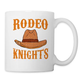 Rodeo Outfit Bullen Reiten - Tasse - Weiß - Rechts