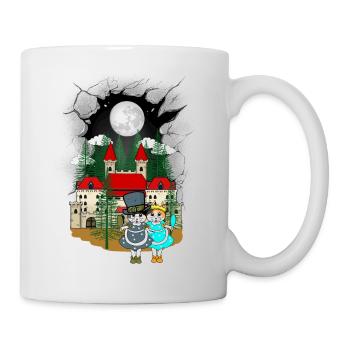 Children Child Fairy Tale Fairy Tale Character Cat Cats - Mug - white - Right