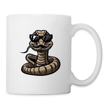 Snake Cobra Comic Cool - Mug - white - Right