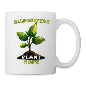 PFLANZE MICROGREENS PLANT HOPE - Mug - white - Right
