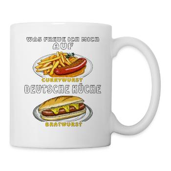 LOOKING FORWARD TO GERMAN CUISINE - Mug - white - Right