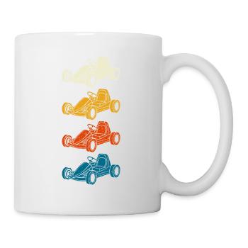 Go Kart Kart Driver Go Kart Racing - Mug - white - Right