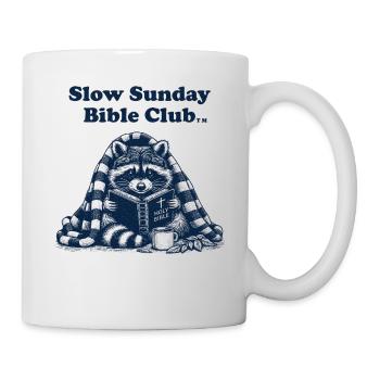 Slow Sunday Bible Club - Mug - white - Right