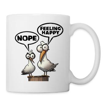 The Bäädden Seagulls - Seagull Funny Lower Austria No Nope - Mug - white - Right