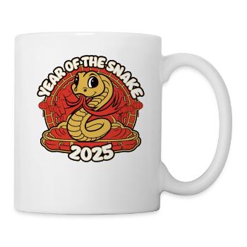 Année Chinoise 2025 Année du Serpent - Mug blanc - blanc - Droite