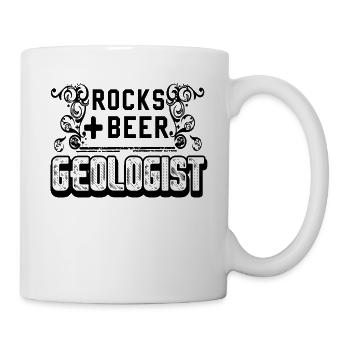 Rock And Beer Geologist - Mug - white - Right