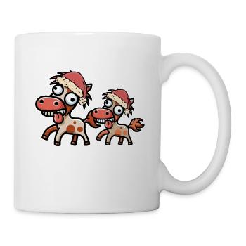 Santa Claus Santa Claus Horses Pderd Crazy - Mug - white - Right