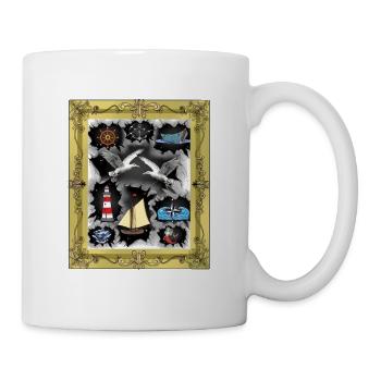 maritime sailor sailors - Mug - white - Right