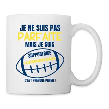 Supportrice Clermontoise Rugby - Mug blanc - blanc - Droite