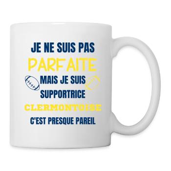 Supportrice Clermontoise Rugby - Mug blanc - blanc - Droite