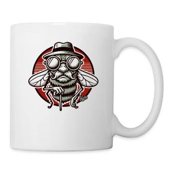 Noeud papillon grand-père - Mug blanc - blanc - Droite