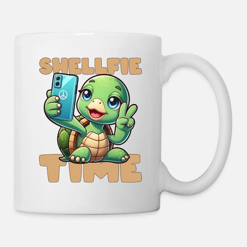 SHELLFIE TIME! - Mug - white