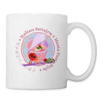 Japon Italie Nouilles Kawaii - Mug blanc - blanc - Droite