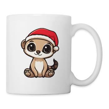 Suricate Noël - Mug blanc - blanc - Droite