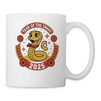 Année Chinoise 2025 Année du Serpent - Mug blanc - blanc - Droite