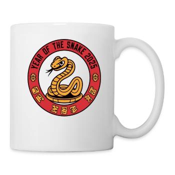 Année Chinoise 2025 Année du Serpent - Mug blanc - blanc - Droite