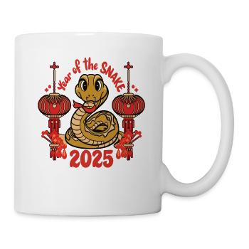Année Chinoise 2025 Année du Serpent - Mug blanc - blanc - Droite